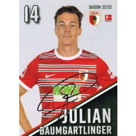 Autogramm Fussball | FC Augsburg | 2022 | Julian BAUMGARTLINGER