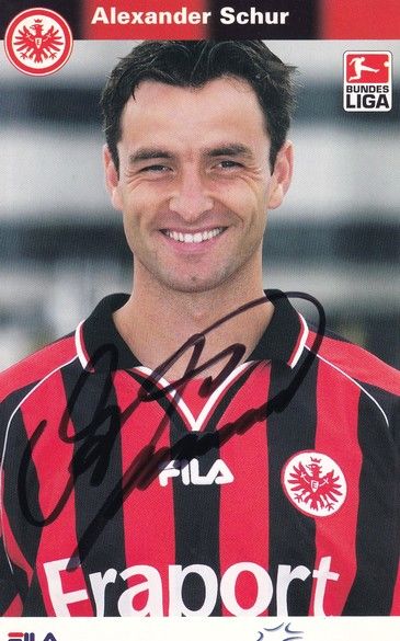 Autogramm Fussball | Eintracht Frankfurt | 2002 | Alexander SCHUR