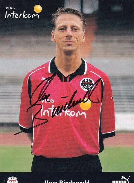 Autogramm Fussball | Eintracht Frankfurt | 1998 | Uwe BINDEWALD 