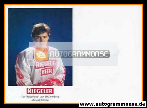Autogramm Eishockey | EHC Freiburg | 1991-1 | Michael RITTHALER