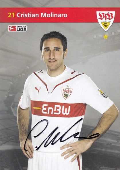 Autogramm Fussball | VfB Stuttgart | 2009 | Cristian MOLINARO