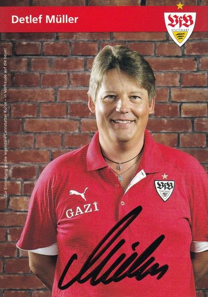 Autogramm Fussball | VfB Stuttgart | 2010 | Detlef MÜLLER