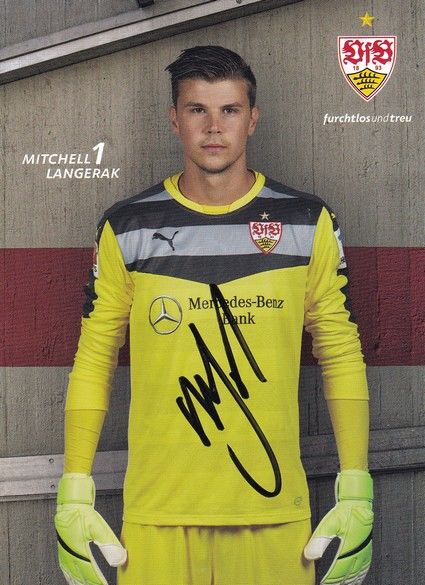 Autogramm Fussball | VfB Stuttgart | 2015 | Mitchell LANGERAK