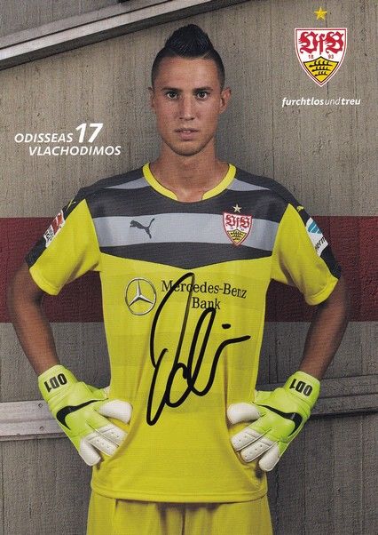 Autogramm Fussball | VfB Stuttgart | 2015 | Odisseas VLACHODIMOS