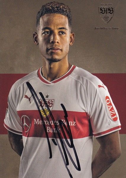 Autogramm Fussball | VfB Stuttgart | 2018 | Dennis AOGO