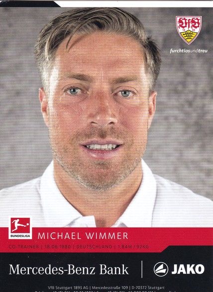 Autogramm Fussball | VfB Stuttgart | 2021 | Michael WIMMER