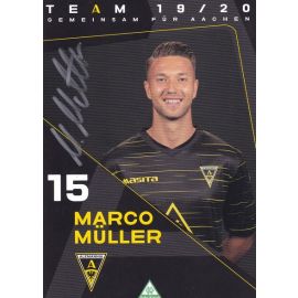 Autogramm Fussball | Alemannia Aachen | 2019 | Marco MÜLLER