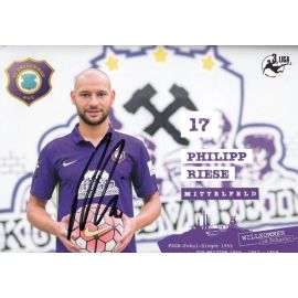 Autogramm Fussball | FC Erzgebirge Aue | 2015 | Philipp RIESE