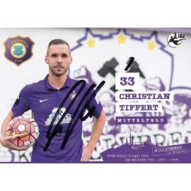 Autogramm Fussball | FC Erzgebirge Aue | 2015 | Christian TIFFERT
