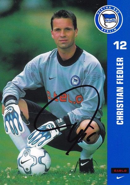 Autogramm Fussball | Hertha BSC Berlin | 2001 o.tel.o | Christian FIEDLER