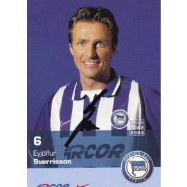 Autogramm Fussball | Hertha BSC Berlin | 2002 | Eyjölfur SVERRISSON