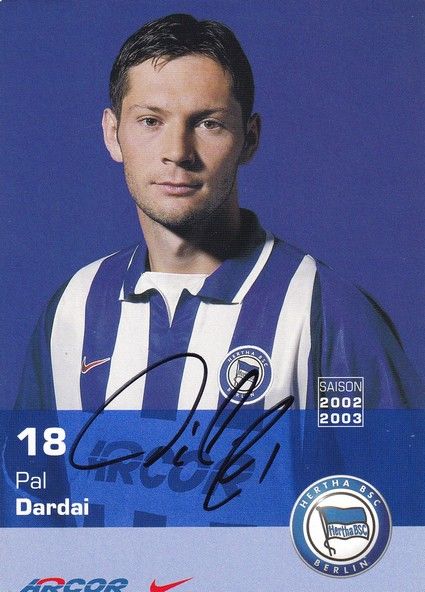 Autogramm Fussball | Hertha BSC Berlin | 2002 | Pal DARDAI