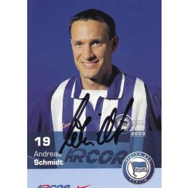 Autogramm Fussball | Hertha BSC Berlin | 2002 | Andreas SCHMIDT 