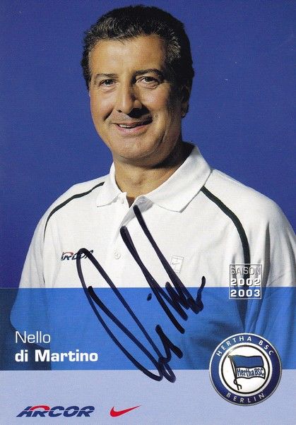 Autogramm Fussball | Hertha BSC Berlin | 2002 | Nello DI MARTINO