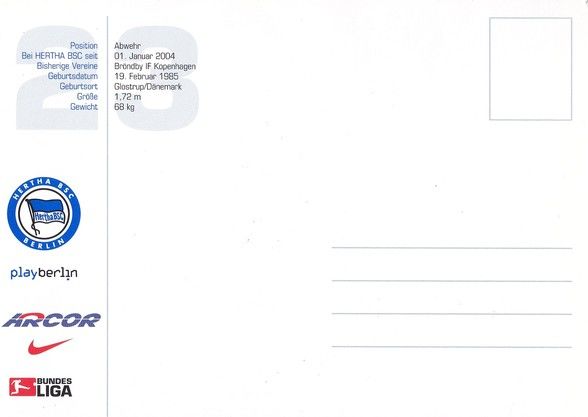 Autogramm Fussball | Hertha BSC Berlin | 2003 | Dennis CAGARA