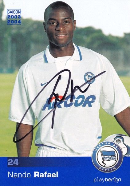 Autogramm Fussball | Hertha BSC Berlin | 2003 | Nando RAFAEL