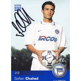 Autogramm Fussball | Hertha BSC Berlin | 2003 | Sofian CHAHED