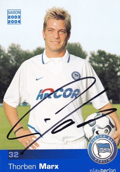 Autogramm Fussball | Hertha BSC Berlin | 2003 | Thorben MARX