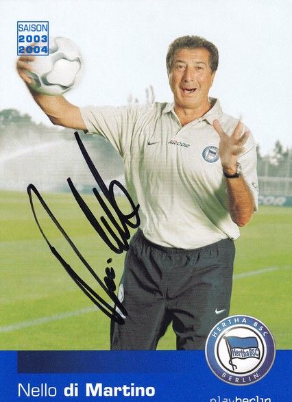 Autogramm Fussball | Hertha BSC Berlin | 2003 | Nello DI MARTINO