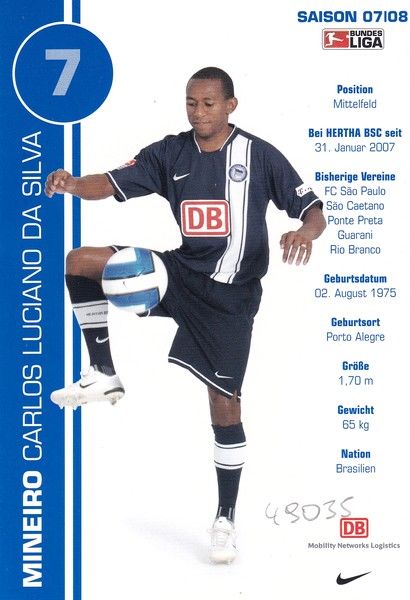 Autogramm Fussball | Hertha BSC Berlin | 2007 | MINEIRO