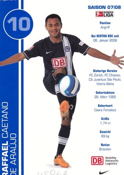 Autogramm Fussball | Hertha BSC Berlin | 2007 | RAFFAEL