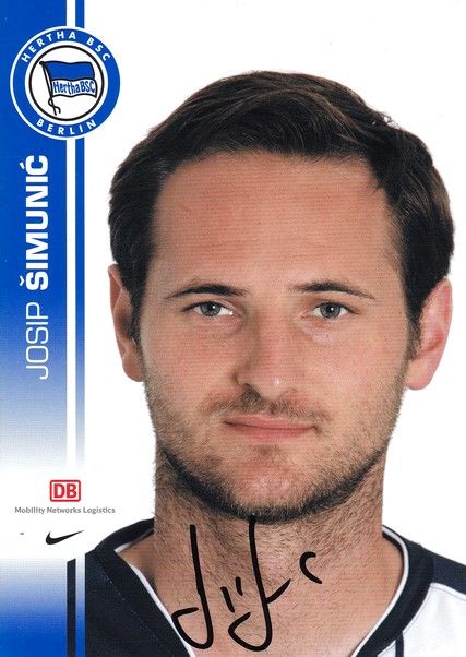 Autogramm Fussball | Hertha BSC Berlin | 2007 | Josip SIMUNIC