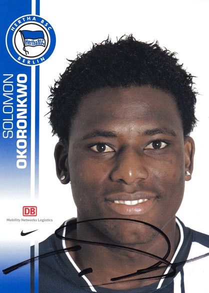 Autogramm Fussball | Hertha BSC Berlin | 2007 | Solomon OKORONKWO