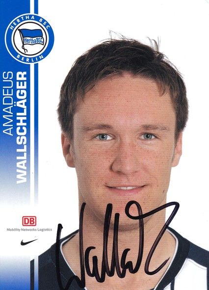 Autogramm Fussball | Hertha BSC Berlin | 2007 | Amadeus WALLSCHLÄGER