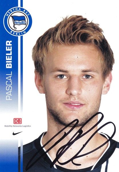 Autogramm Fussball | Hertha BSC Berlin | 2007 | Pascal BIELER