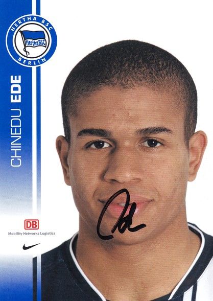 Autogramm Fussball | Hertha BSC Berlin | 2007 | Chinedu EDE