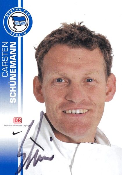 Autogramm Fussball | Hertha BSC Berlin | 2007 | Carsten SCHÜNEMANN 