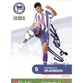 Autogramm Fussball | Hertha BSC Berlin | 2009 | Nemanja PEJCINOVIC