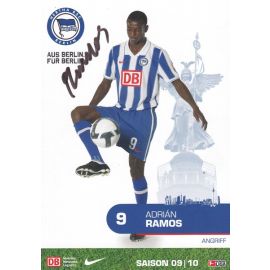 Autogramm Fussball | Hertha BSC Berlin | 2009 | Adrian RAMOS