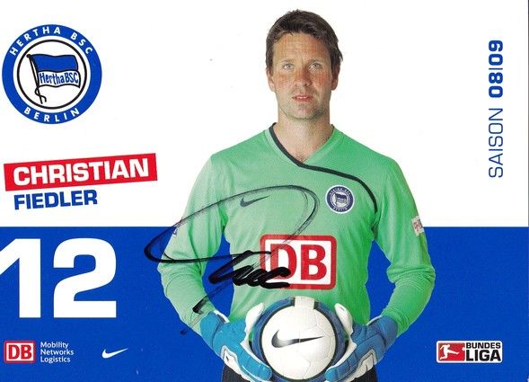 Autogramm Fussball | Hertha BSC Berlin | 2008 | Christian FIEDLER
