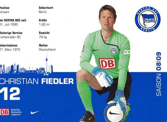 Autogramm Fussball | Hertha BSC Berlin | 2008 | Christian FIEDLER