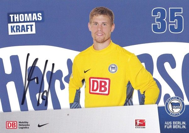 Autogramm Fussball | Hertha BSC Berlin | 2011 | Thomas KRAFT