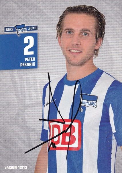 Autogramm Fussball | Hertha BSC Berlin | 2012 | Peter PEKARIK