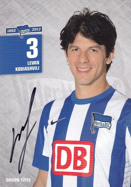 Autogramm Fussball | Hertha BSC Berlin | 2012 | Levan KOBIASHVILI