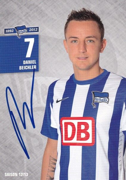 Autogramm Fussball | Hertha BSC Berlin | 2012 | Daniel BEICHLER