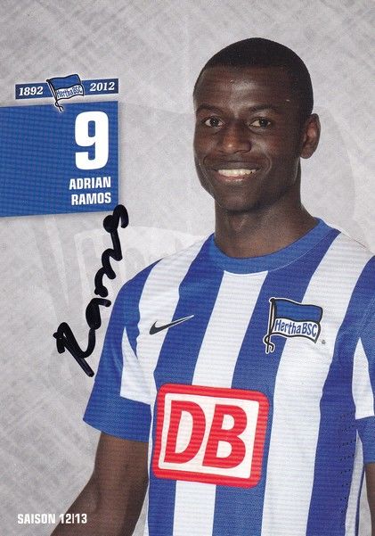 Autogramm Fussball | Hertha BSC Berlin | 2012 | Adrian RAMOS