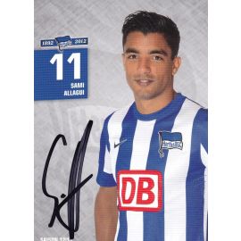 Autogramm Fussball | Hertha BSC Berlin | 2012 | Sami ALLAGUI