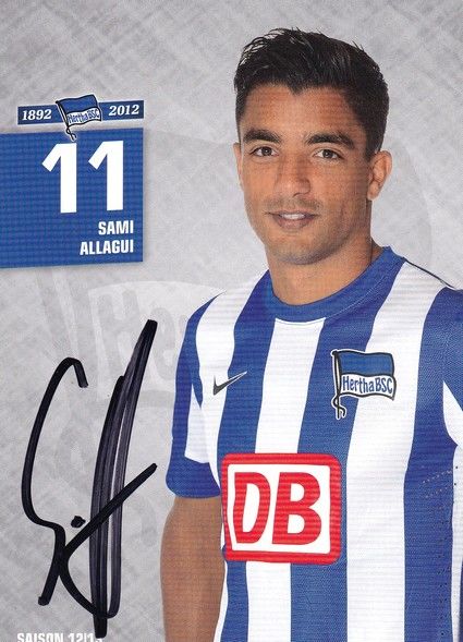 Autogramm Fussball | Hertha BSC Berlin | 2012 | Sami ALLAGUI