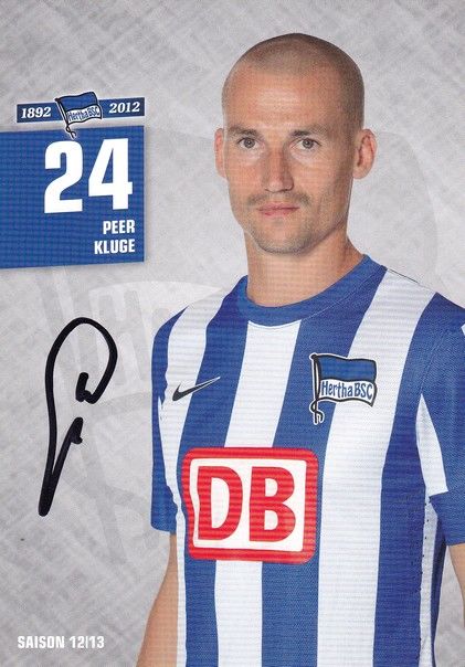 Autogramm Fussball | Hertha BSC Berlin | 2012 | Peer KLUGE