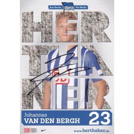 Autogramm Fussball | Hertha BSC Berlin | 2013 | Johannes VAN DEN BERGH