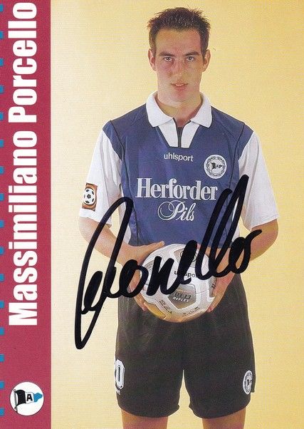 Autogramm Fussball | DSC Arminia Bielefeld | 2000 | Massimiliano PORCELLO