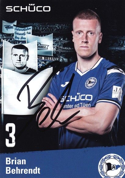 Autogramm Fussball | DSC Arminia Bielefeld | 2018 | Brian BEHRENDT