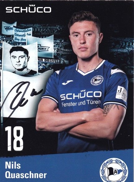 Autogramm Fussball | DSC Arminia Bielefeld | 2018 | Nils QUASCHNER