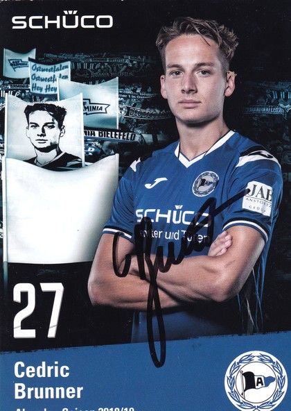 Autogramm Fussball | DSC Arminia Bielefeld | 2018 | Cedric BRUNNER