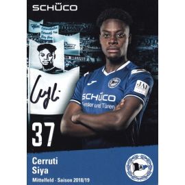 Autogramm Fussball | DSC Arminia Bielefeld | 2018 | Cerruti SIYA