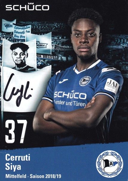 Autogramm Fussball | DSC Arminia Bielefeld | 2018 | Cerruti SIYA